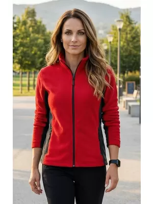 Frauen Fleece Sweatshirt ALTISPORT NoPrint NP/ALW825 ROT