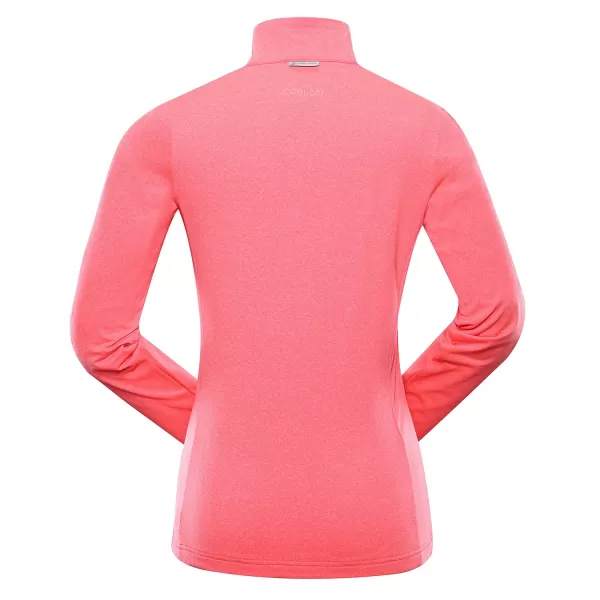  Damen Sweatshirt ALPINE PRO GOLLA LSWB407 NEONKORALLE 
