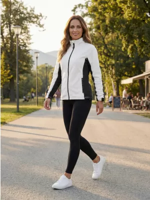 Frauen Fleece Sweatshirt ALTISPORT NoPrint NP/ALW825 WEIß