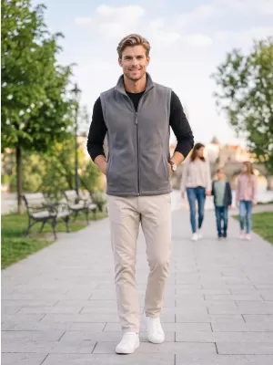 Unisex Vest Fleece ALTISPORT NoPrint NP/ALU815 STAHL