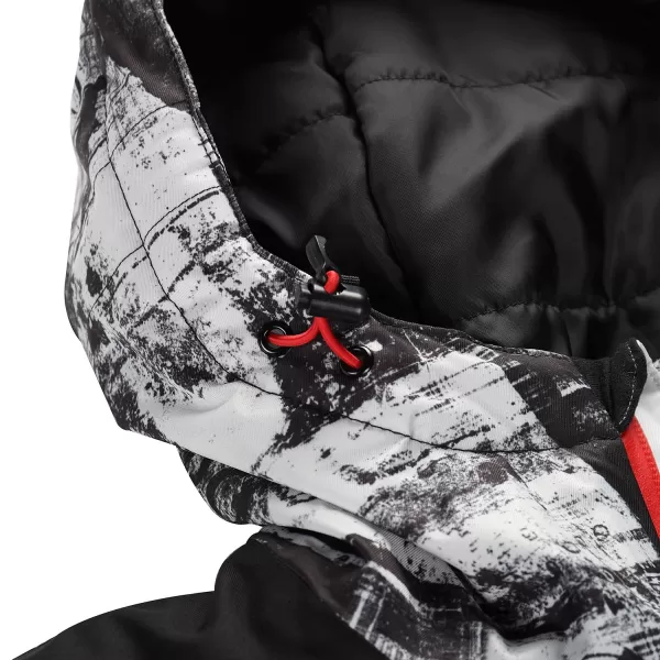  Herren -Skijacke ALPINE PRO UZER MJCB639 GRAU 