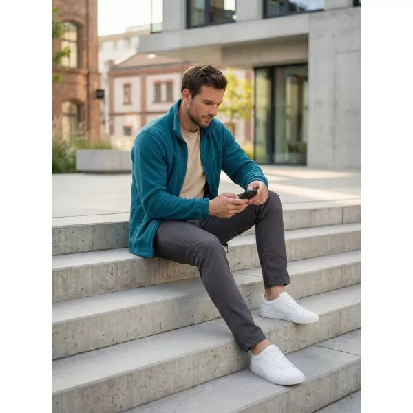  Herren Fleece Sweatshirt ALTISPORT NoPrint NP/ALM105 KEROSIN 