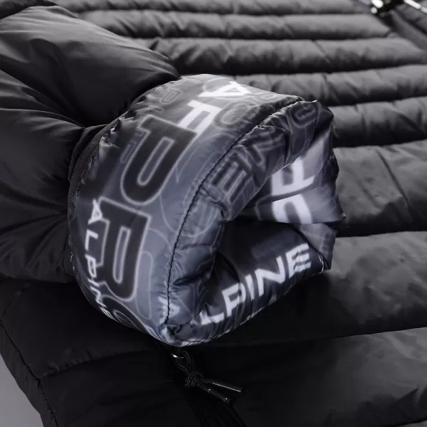  Doppelseitige Hi-Thherm-Jacke von Männern ALPINE PRO EROM MJCD628 SCHWARZ 