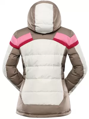 Feder Skijacke für Frauen ALPINE PRO FERERA LJCD656 CREMIG