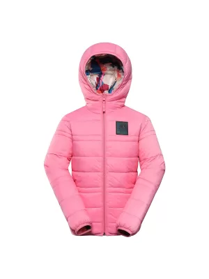 Doppelseitige Hi-Thherm-Jacke von Kindern ALPINE PRO DOUWO KJCD336 ROSA