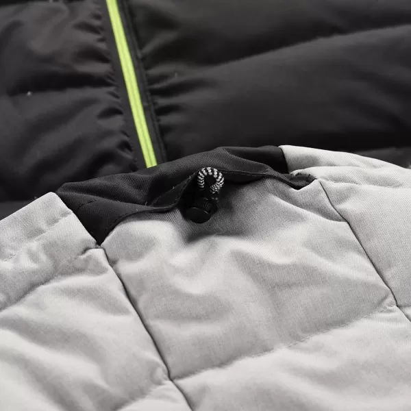  Herrenfeder Skijacke ALPINE PRO FEEDR MJCB638 SCHWARZ 