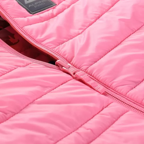  Doppelseitige Hi-Thherm-Jacke von Kindern ALPINE PRO DOUWO KJCD336 ROSA 
