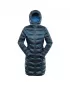 Langer Damen Ultraleicher Mantel ALPINE PRO OREFA LCTD209 BLUE MYKONOS