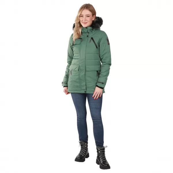  Damenjacke ALPINE PRO WERDA LJCD644 GRÜN 