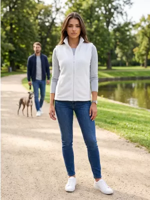 Unisex Vest Fleece ALTISPORT NoPrint NP/ALU815 WEIß