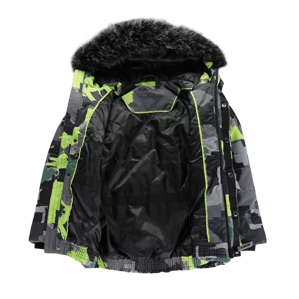  Jacke ALPINE PRO WERDO KJCD335 GRÜN 