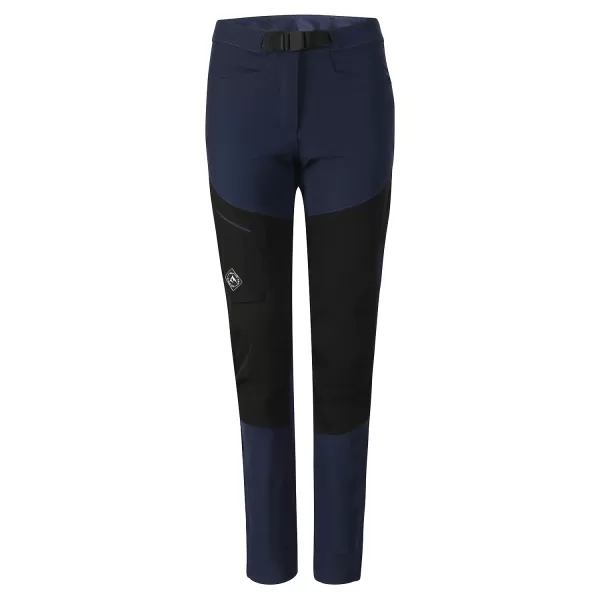  Frauen -Softshell -Hosen ALPINE PRO AKANA LPAD698 BLUE INDIGO 