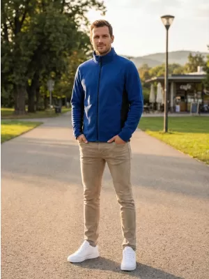 Herren Fleece Sweatshirt ALTISPORT NoPrint NP/ALM725 KÖNIGLICH