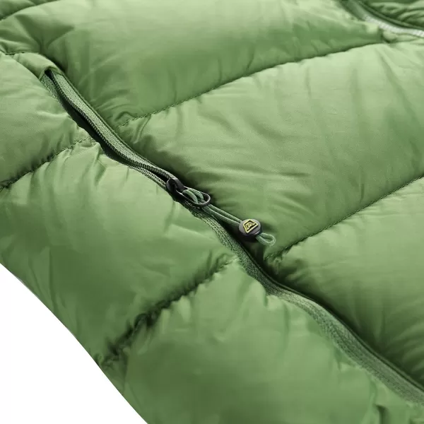  Herren Winterfederjacke ALPINE PRO ROGIT MJCD621 GRÜN 