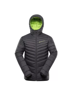 Doppelseitige Hi-Thherm-Jacke von Männern ALPINE PRO EROM MJCD628 DUNKELGRAU