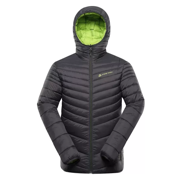  Doppelseitige Hi-Thherm-Jacke von Männern ALPINE PRO EROM MJCD628 DUNKELGRAU 