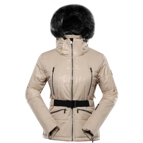  Ladies 'Skijacke ALPINE PRO DAMA LJCD655 WEIßER PFEFFER 