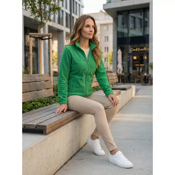  Fleece-Sweatshirt für Damen ALTISPORT NoPrint NP/ALW405 MITTELGRÜN 
