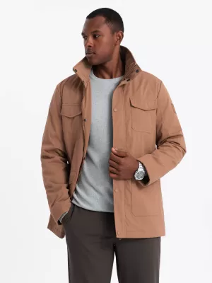 Jacke OMBRE OM-JALP-0167 HELLBRAUN
