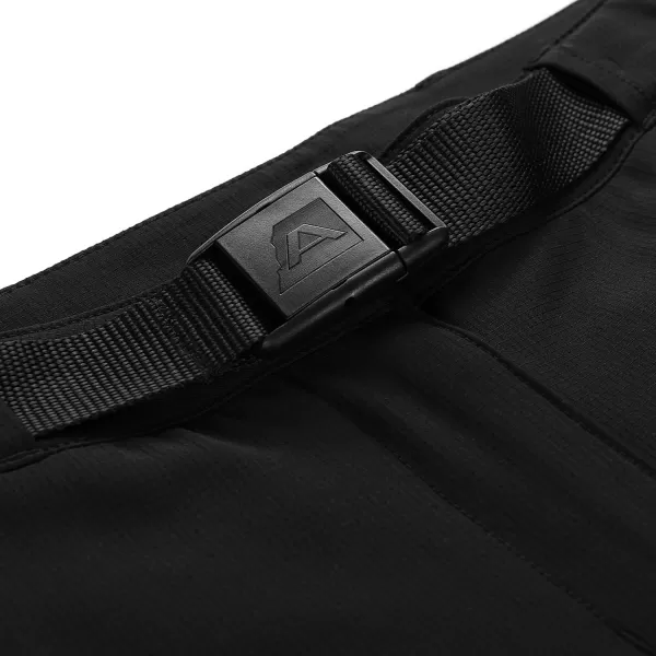  Frauen -Softshell -Hosen ALPINE PRO CORBA LPAD663 SCHWARZ 
