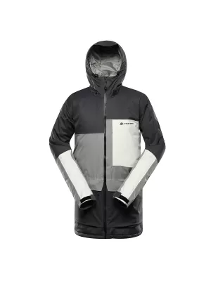Herren -Skijacke ALPINE PRO GARG MJCD698 DUNKELGRAU