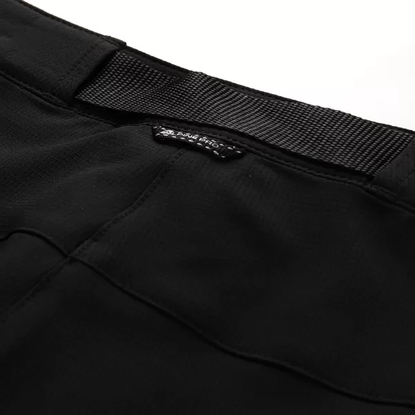  Frauen -Softshell -Hosen ALPINE PRO CORBA LPAD663 SCHWARZ 