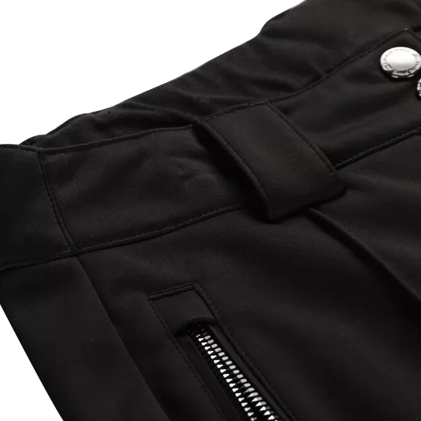  Frauen Ski -Softshellhosen ALPINE PRO UFEDA LPAD674 SCHWARZ 