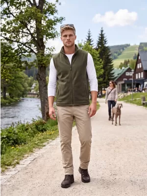 Unisex Vest Fleece ALTISPORT NoPrint NP/ALU815 MILITÄR