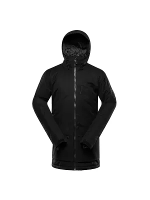 Herren -Skijacke ALPINE PRO GARG MJCD698 SCHWARZ
