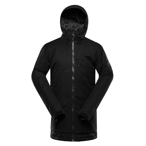  Herren -Skijacke ALPINE PRO GARG MJCD698 SCHWARZ 