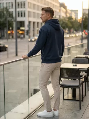 Herren Sweatshirt ALTISPORT NoPrint NP/ALM024 MEERESBLAU