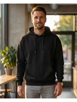 Herren Sweatshirt ALTISPORT NoPrint NP/ALM024 SCHWARZ