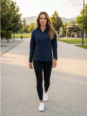 Frauen Fleece Sweatshirt ALTISPORT NoPrint NP/ALW825 MEERESBLAU
