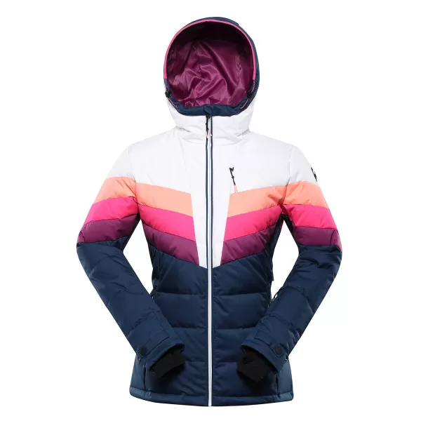  Feder Skijacke für Frauen ALPINE PRO FEEDRA LJCB604 BLAU 
