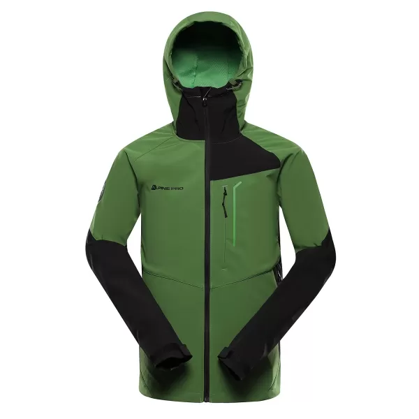  Herren -Softshelljacke ALPINE PRO ESPRIT MJCD622 GRÜN 