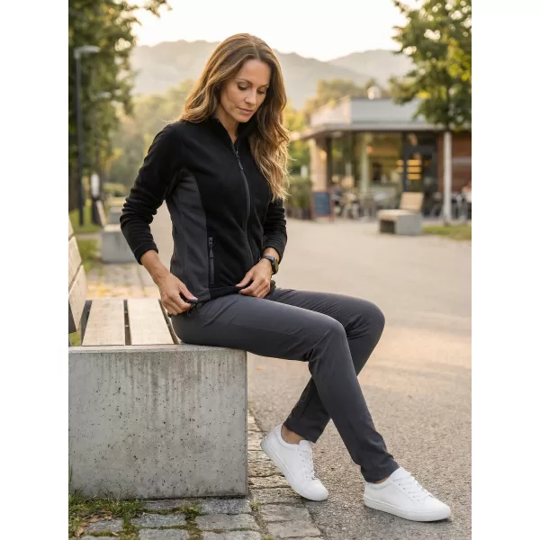  Frauen Fleece Sweatshirt ALTISPORT NoPrint NP/ALW825 SCHWARZ 