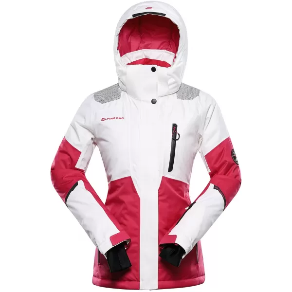  Ladies 'Skijacke ALPINE PRO DEARA LJCD654 WEIß 