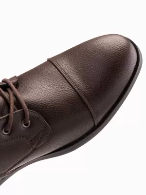 Herrenschuhe OMBRE OM-FOBO-0172 DUNKELBRAUN