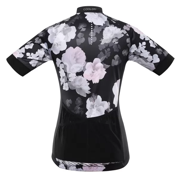  Damenradtrikot ALPINE PRO SAGENA LTSC971 SCHWARZ 