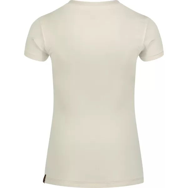  Damen-T-Shirt aus Baumwolle NORDBLANC AGNES NBFLT8147 CREMIG WEIß 