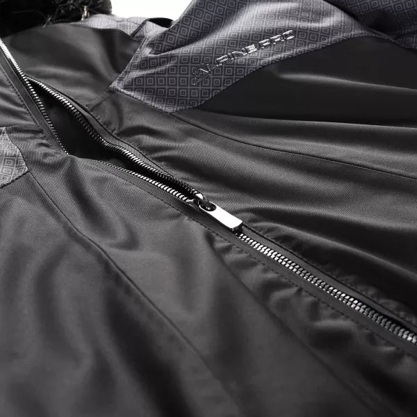  Ladies 'Skijacke ALPINE PRO OLADA LJCB603 SCHWARZ 
