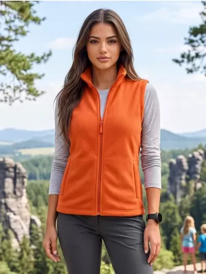 Unisex Vest Fleece ALTISPORT NoPrint NP/ALU815 ORANGE