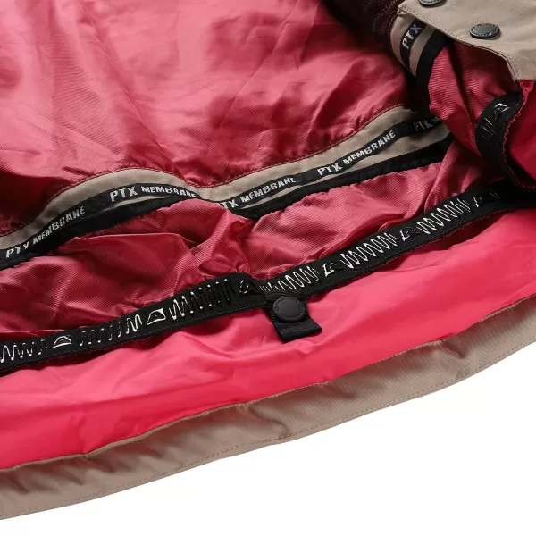  Feder Skijacke für Frauen ALPINE PRO FERERA LJCD656 CREMIG 