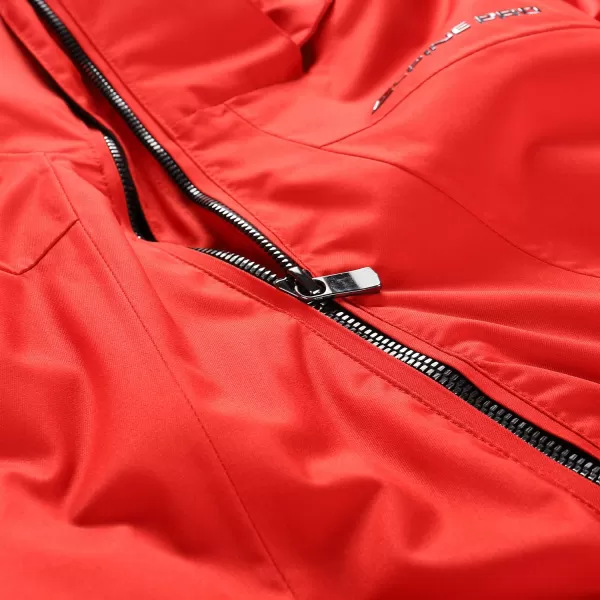  Ladies 'Skijacke ALPINE PRO OLADA LJCB603 OLYMPISCHES ROT 