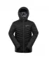 Doppelseitige Hi-Thherm-Jacke von Männern ALPINE PRO EROM MJCD628 SCHWARZ