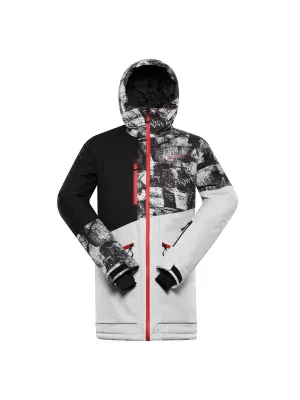 Herren -Skijacke ALPINE PRO UZER MJCB639 GRAU