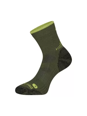 Antibakterielle Socken von Merineino Wolle ALPINE PRO KEROWE USCC096 GRÜN