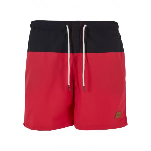 Shorts URBAN CLASSICS TB1026 SCHWARZ/ROT 