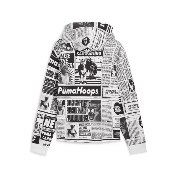  Herren-Sweatshirt PUMA MEDIA DAY HOODIE SCHWARZ 