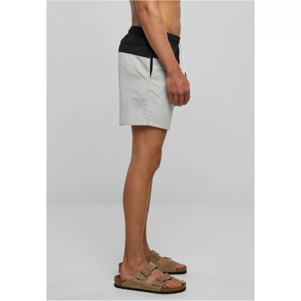  Shorts URBAN CLASSICS TB1026 LICHT ASPHALT/SCHWARZ 
